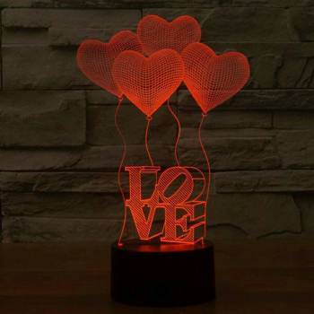 3D светильник love