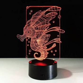 3D ночник морской конек