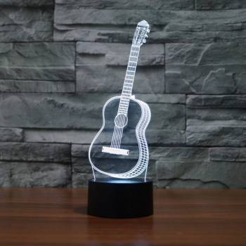 3д светильник гитара подарок для музыканта