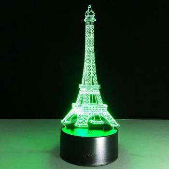 3D светильник эйфелева башня