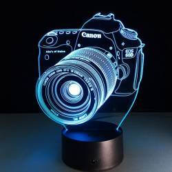 3д светильник "Фотоаппарат Canon"