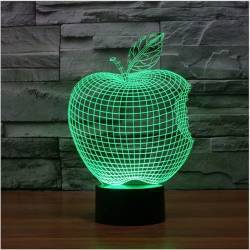 3д светильник "Apple" яблоко